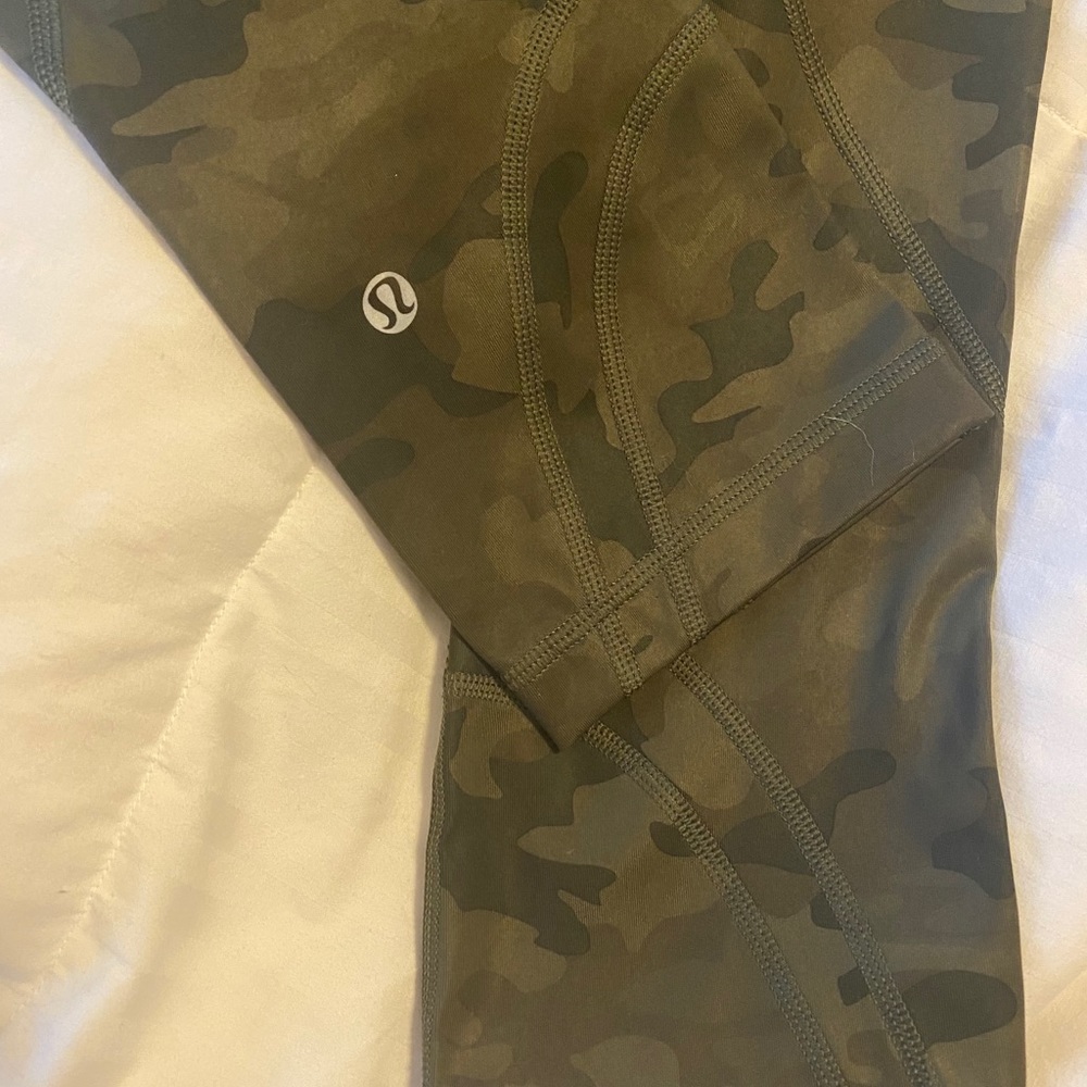 Lululemon camo crops